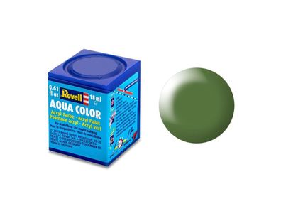 Revell 36360 Farbe Farngrün, seidenmatt Aqua Color 18 ml