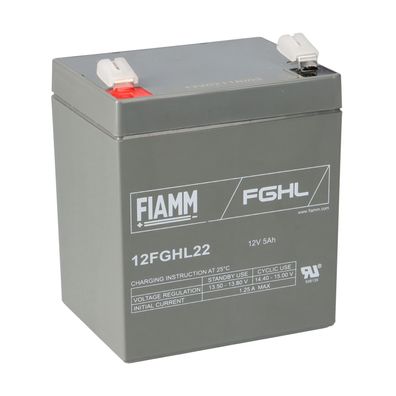 Fiamm Blei-Akku 12FGHL22 12V 5000mAh Pb Faston 6,3 mm