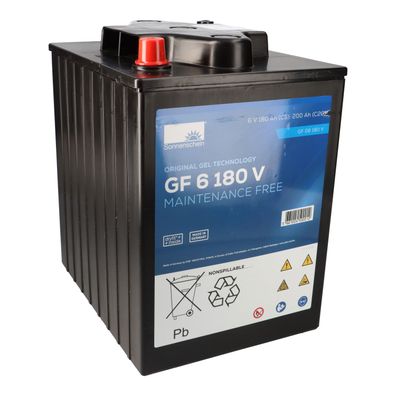 Exide Sonnenschein GF 06 180 V dryfit Blei Gel Antriebsbatterie 6V 180Ah (5h) VRLA