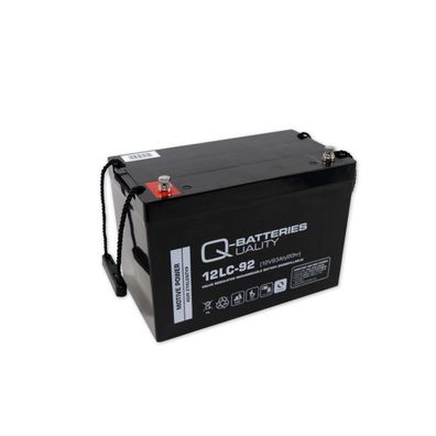 Q-Batteries 12LC-92 / 12V - 93Ah Blei Akku Zyklentyp AGM - Deep Cycle VRLA