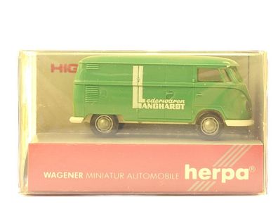 Brekina H0 3232 Modellauto VW T1 Bulli "Lederwaren Langhardt" 1:87