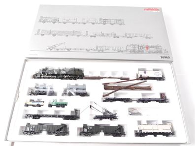 Märklin H0 26960 Damplok-Set Bayrischer Güterzug GT2x4/4 10-tlg. / Digital NEM