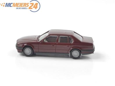 Herpa H0 3043 Modellauto PKW BMW 735i dunkelrot 1:87 E73