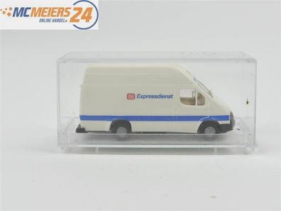 E437 Praline H0 3761 Modellauto PKW Transporter Ford Transit "DB" 1:87