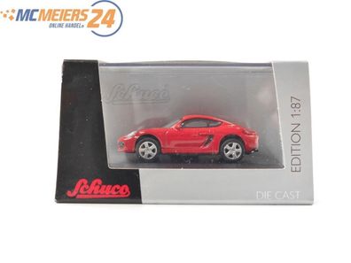 Schuco H0 45 261 0900 Modellauto Porsche Cayman S rot 1:87 E572