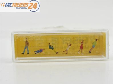 E73a Preiser H0 0023 Figurenset 6-tlg. "Kinder und Jugendliche" 1:87