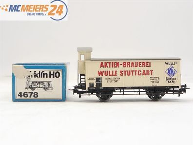 Märklin H0 4678 Güterwagen "Aktien-Brauerei Wulle Stuttgart" Württemberg E488