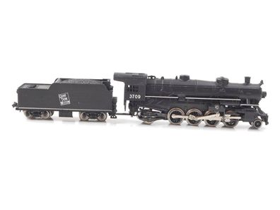 Rivarossi N 22180 Dampflok Schlepptenderlok 2-8-2 Trunk 3709