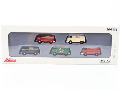 Schuco H0 452646300 Modellauto-Set 5-tlg. Volkswagen VW T1c "MHI" 1:87