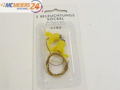 E439 Busch 4280 Zubehör 2-tlg. Beleuchtungssockel Beleuchtung * NEU*