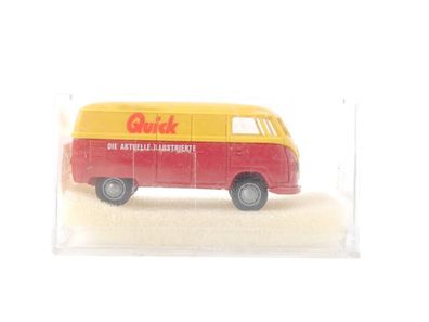 Brekina H0 3201 Modellauto VW T1 Kastenwagen "Quick" 1:87