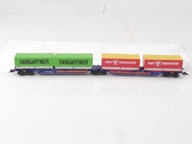 Roco H0 47101 Güterwagen Kombiwaggon "Frey" + "Hangartner" 456 4 225-6 DB / NEM