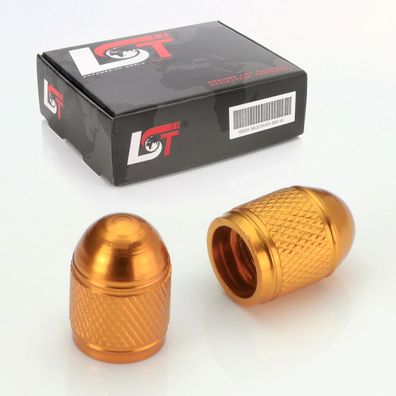 2x Ventilkappe Reifenventil VENTIL KAPPE Patrone GOLD FÜR PKW LKW Motorrad QUAD