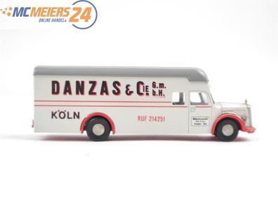 E188 Brekina H0 5502 Modellauto LKW MB O 6600 "Danzas & Cie. G.m.b.H. Köln" 1:87