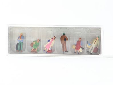 Preiser H0 10114 Figuren-Set 6-tlg. Wartende Reisende 1:87