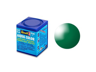 Revell 36161 Farbe Aqua smaragdgrün, glänzend 18 ml