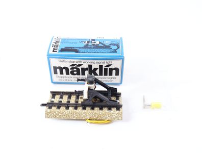 Märklin H0 7191 M-Gleis Prellbock mit Beleuchtung