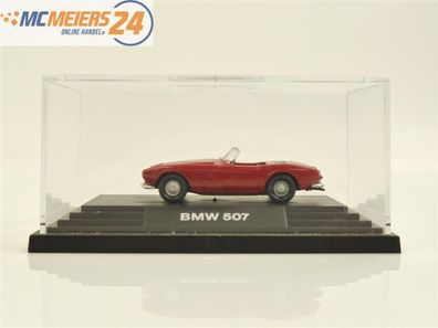 E188b Wiking H0 Modellauto PKW BMW 507 Roadster rot 1:87