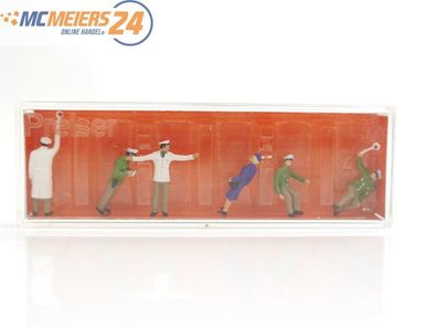 E439 Preiser H0 10064 Figurenset 6-tlg. Verkehrspolizisten 1:87 * NEU*