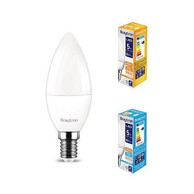 LED Leuchtmittel E14 C35 5 Watt matt 400lm Leuchte Birne Kerzenform