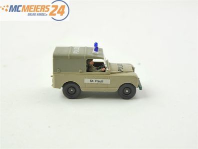 Wiking H0 010003 Modellauto Land Rover "Polizei St. Pauli" E488