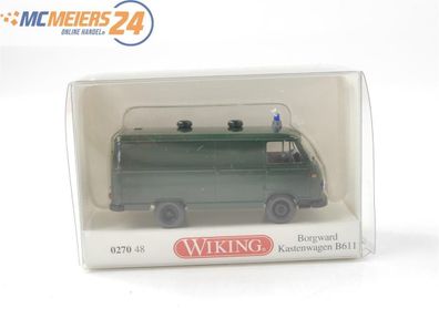 Wiking H0 0270 48 Modellauto LKW Borgward Kastenwagen B611 Polizei 1:87 E73