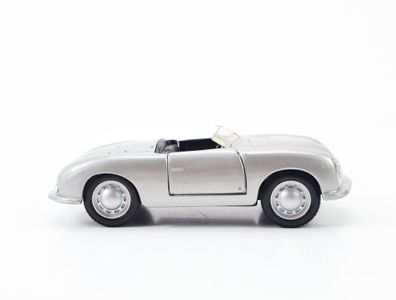 Maisto Modellauto PKW Porsche No. 1 Typ 356 Roadster 1948 silber-metallic 1:34