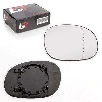Aussenspiegel Glas asphärisch manuell rechts für Peugeot 206 Citroen C2 C3 XSARA
