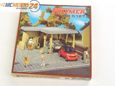 E439 Vollmer H0 5127 Ausschmückung Bausatz Carport 1-ständig * NEU*