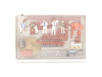 Preiser H0 10542 Figuren-Set "Maurer Zubehör" 1:87