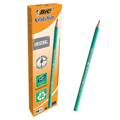 BIC 880311 ECOlutions Evolution 650 Bleistifte HB 12 St