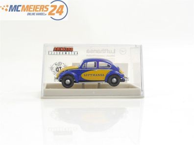 E439 Brekina H0 25030 Modellauto Sondermodell VW Käfer "Lufthansa" 1:87