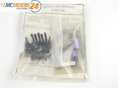 E418 RTO 3045 Bausatz Elektronik Regel-Netzgerät 3 - 12 V / 1 A * NEU*