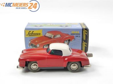 Schuco 1044 Micro Racer Modellauto Mercedes 190SL / Uhrwerkmotor E615