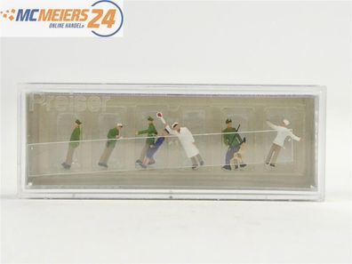 E467 Preiser N 79031 Figuren-Set 8-tlg. Polizei Verkehrskontrolle 1:160