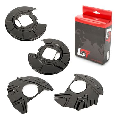 4x Ankerblech Spritzblech Bremsscheibe Set vorne hinten für BMW X5 E53