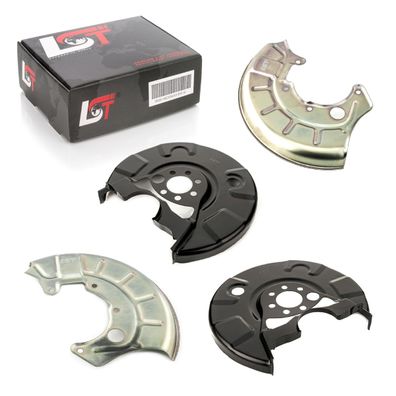 4x Ankerblech Vorderachse Hinterachse beidseitig für VW GOLF 2 3 POLO 6KV VENTO