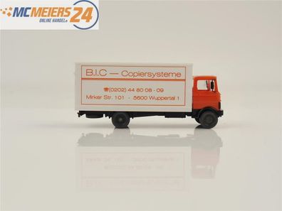 E188 Wiking H0 Modellauto LKW MB B.I.C - Copiersysteme Sondermodell 1:87