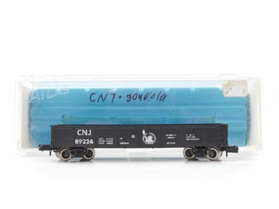 Rivarossi Atlas N 9332 offener US Güterwagen Hochbordwagen Gondola CNJ 89224