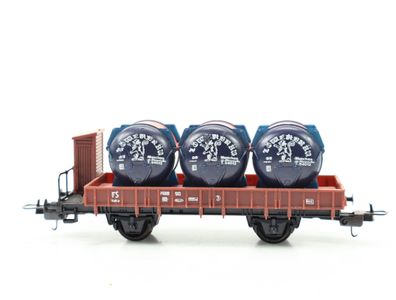 Lima H0 302819 offener Güterwagen mit Behälter "Löwenbräu" P660 513 FS Italia