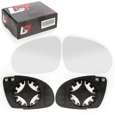 Aussenspiegel Glas Set elektrisch links rechts für VW GOLF 5 JETTA 3 PASSAT EOS