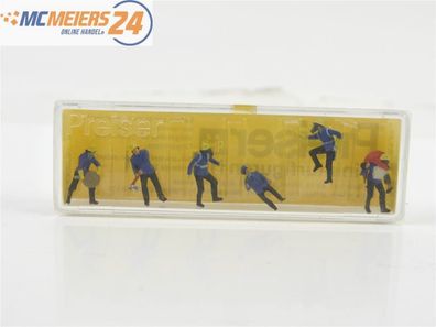 E73 Preiser H0 4206 Figurenset 6-tlg. "Feuerwehrmänner" 1:87