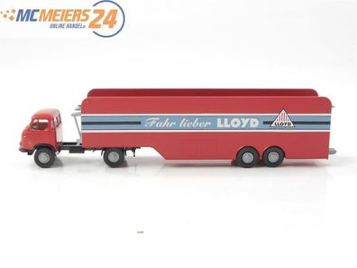 Brekina H0 43204 Modellauto LKW Autotransporter Borgward B 655 "Lloyd" 1:87 E73