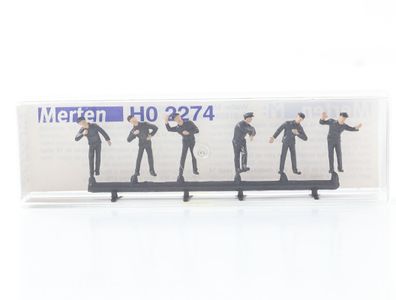 Merten H0 2274 Figuren 6-tlg. Lokomotivpersonal im Führerstand 1:87