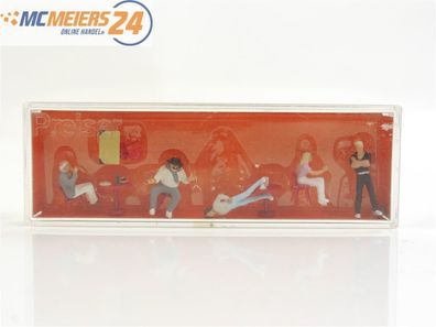 E439 Preiser H0 10349 Figurenset 5-tlg. Studenten Künstler im Cafße 1:87 * NEU*