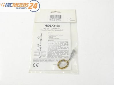 Völkner H0 016-441-3 Hausbeleuchtungssockel * NEU* E502