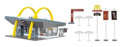 Vollmer 43634 H0 McDonald´s Schnellrestaurant mit McDrive