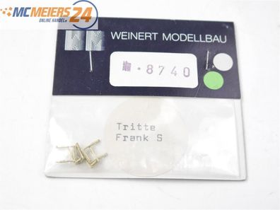 Weinert H0 8740 Zubehör Zurüstteile Tritte 4-tlg. "Frank S" / Messing E572