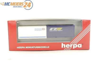 E169 Herpa H0 075381 Ausschmückung Ladegut Ladung Container 2-tlg. * TOP*