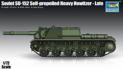 Trumpeter 1:72 7130 Soviet SU-152 Self-propelled Heavy Howitzer - Late